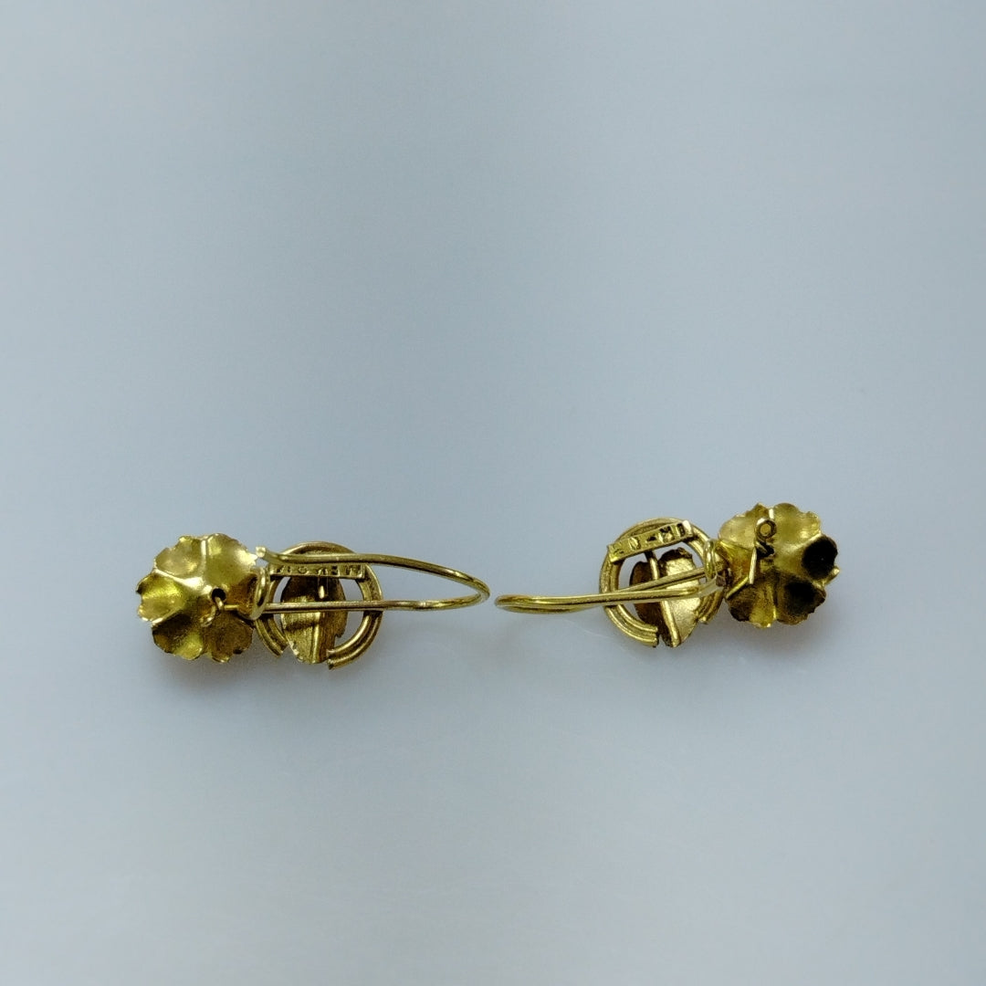 ARETES PAR ORO 10 K 2.5 GRMS (SEMINUEVO)