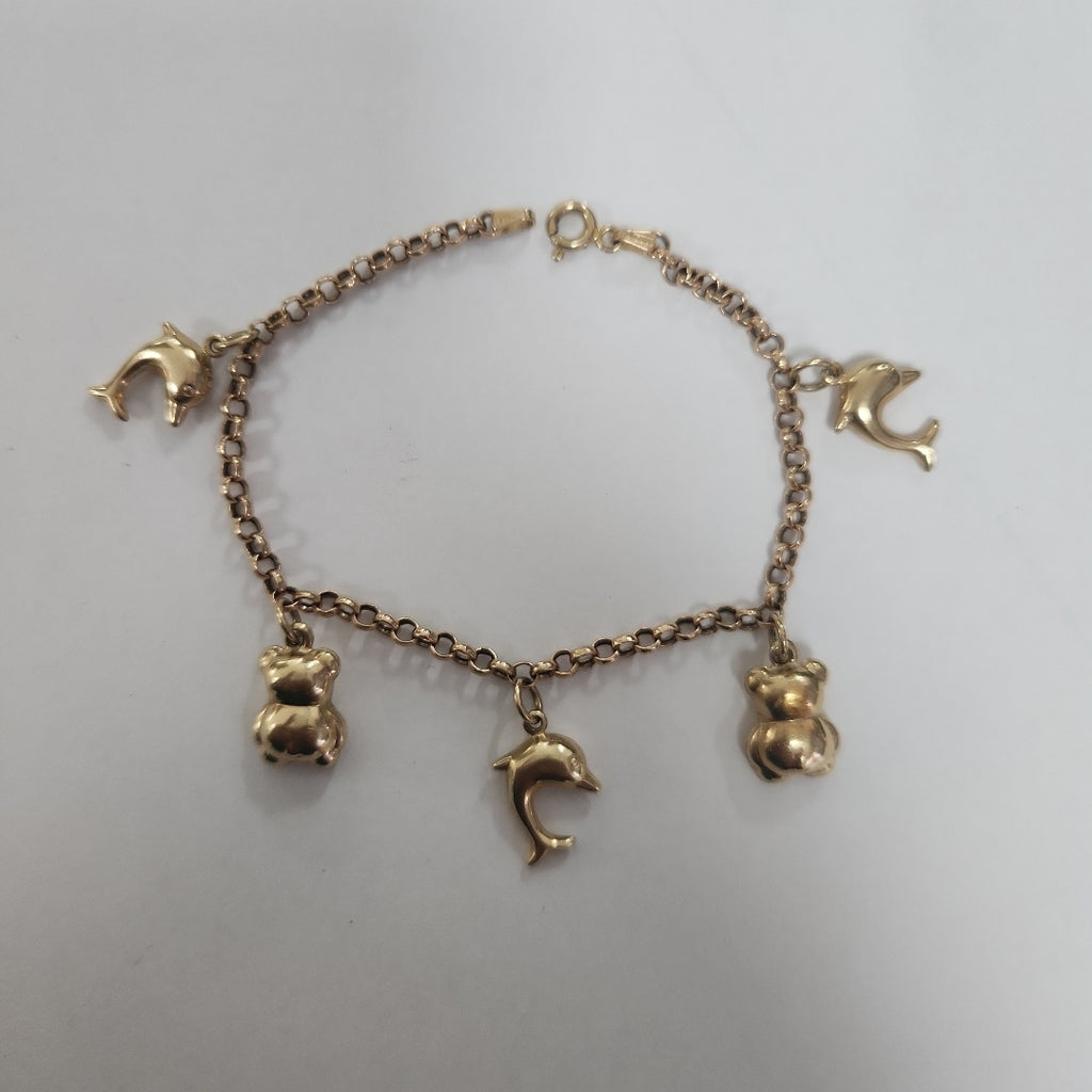PULSERA ORO 14 K 7.6 GRMS (SEMINUEVO)
