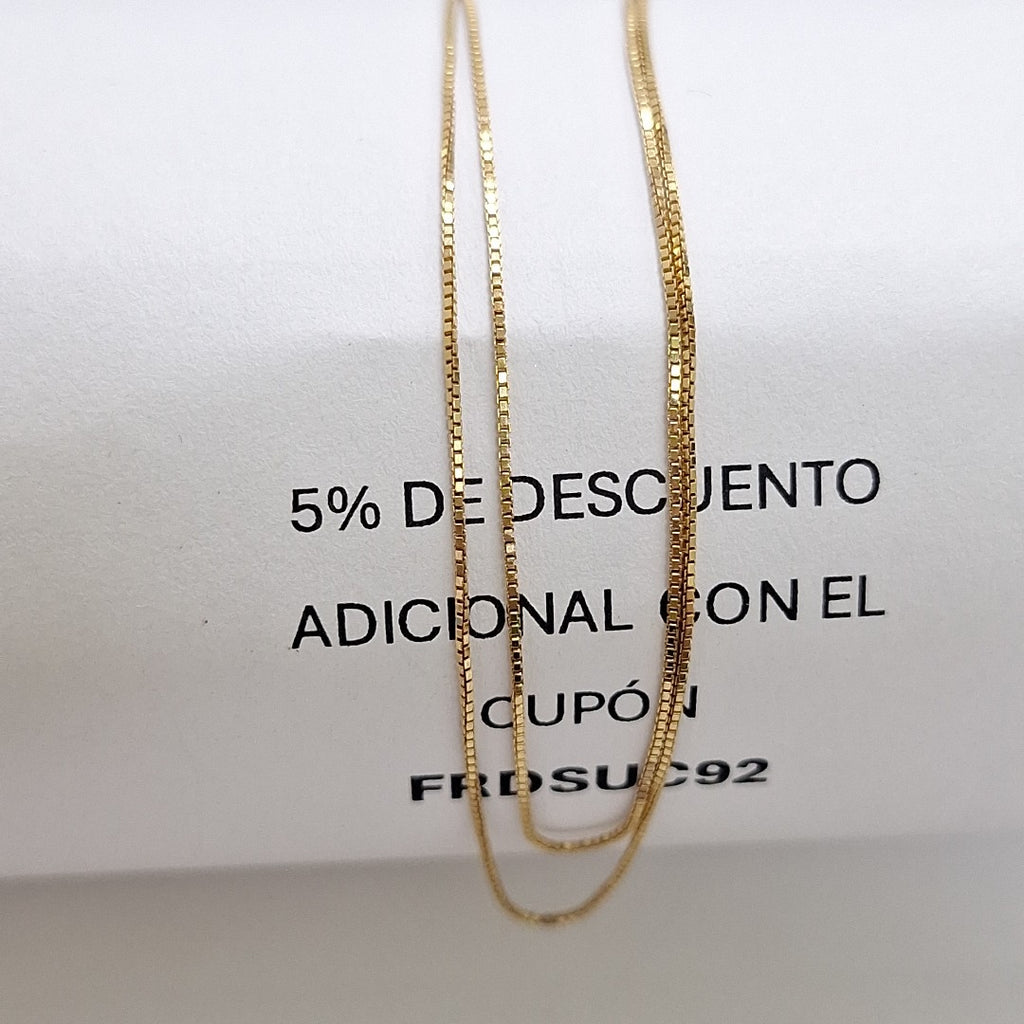 CADENA ORO 14 K 1,30 GRMS (SEMINUEVO)