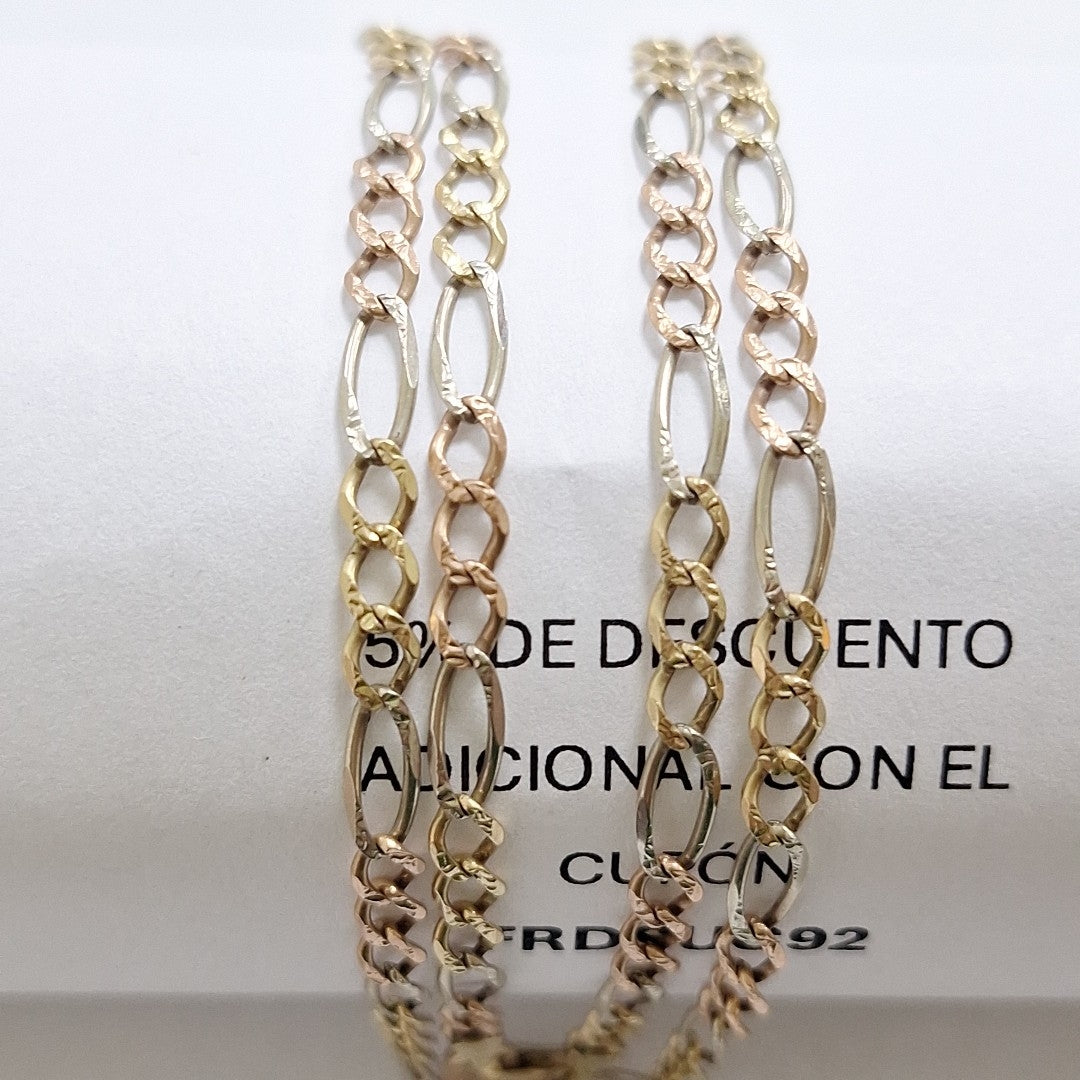 CADENA ORO COMBINADO 14 K 6.2 GRMS (SEMINUEVO)