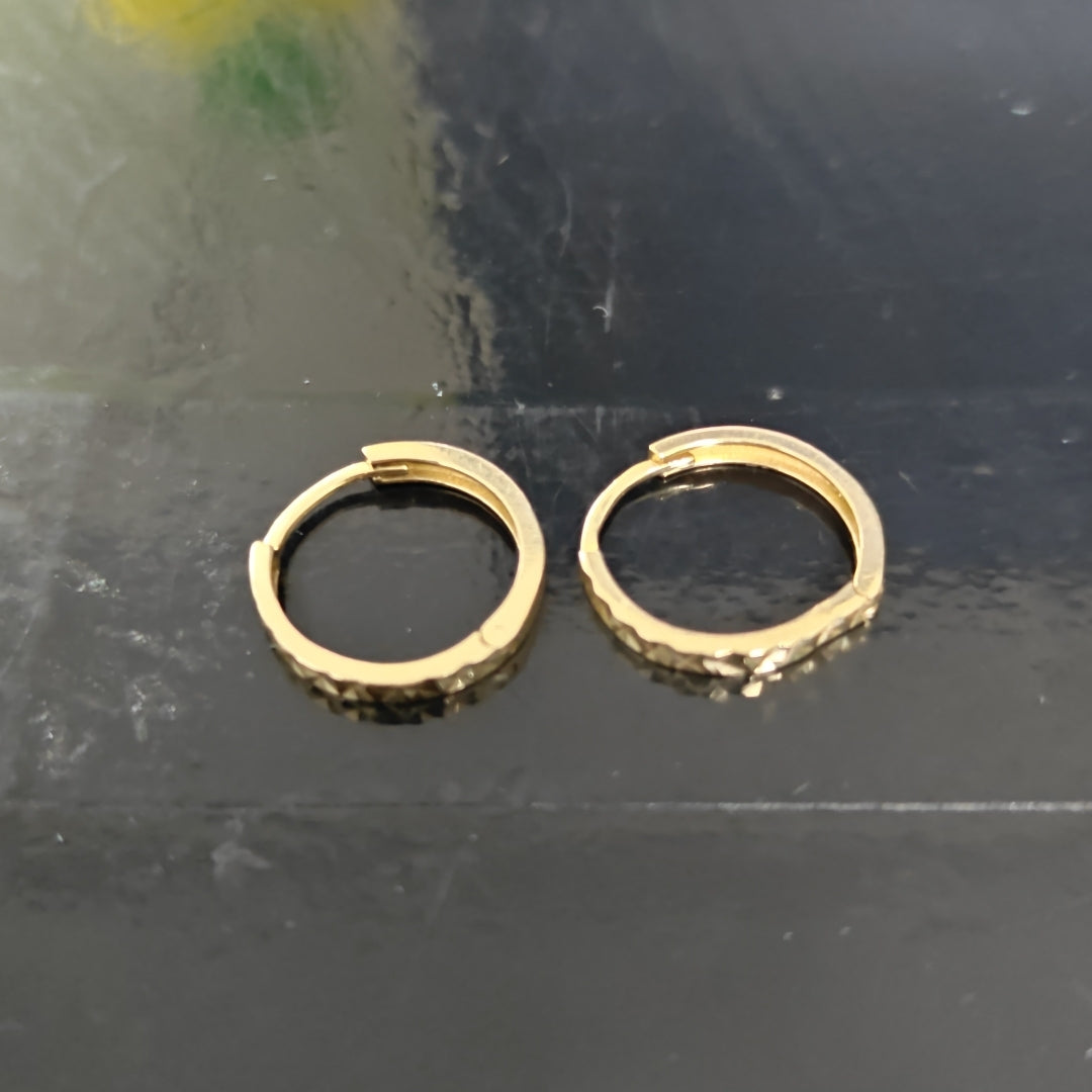 ARRACADAS PAR ORO 14 K 1,40 GRMS (SEMINUEVO)