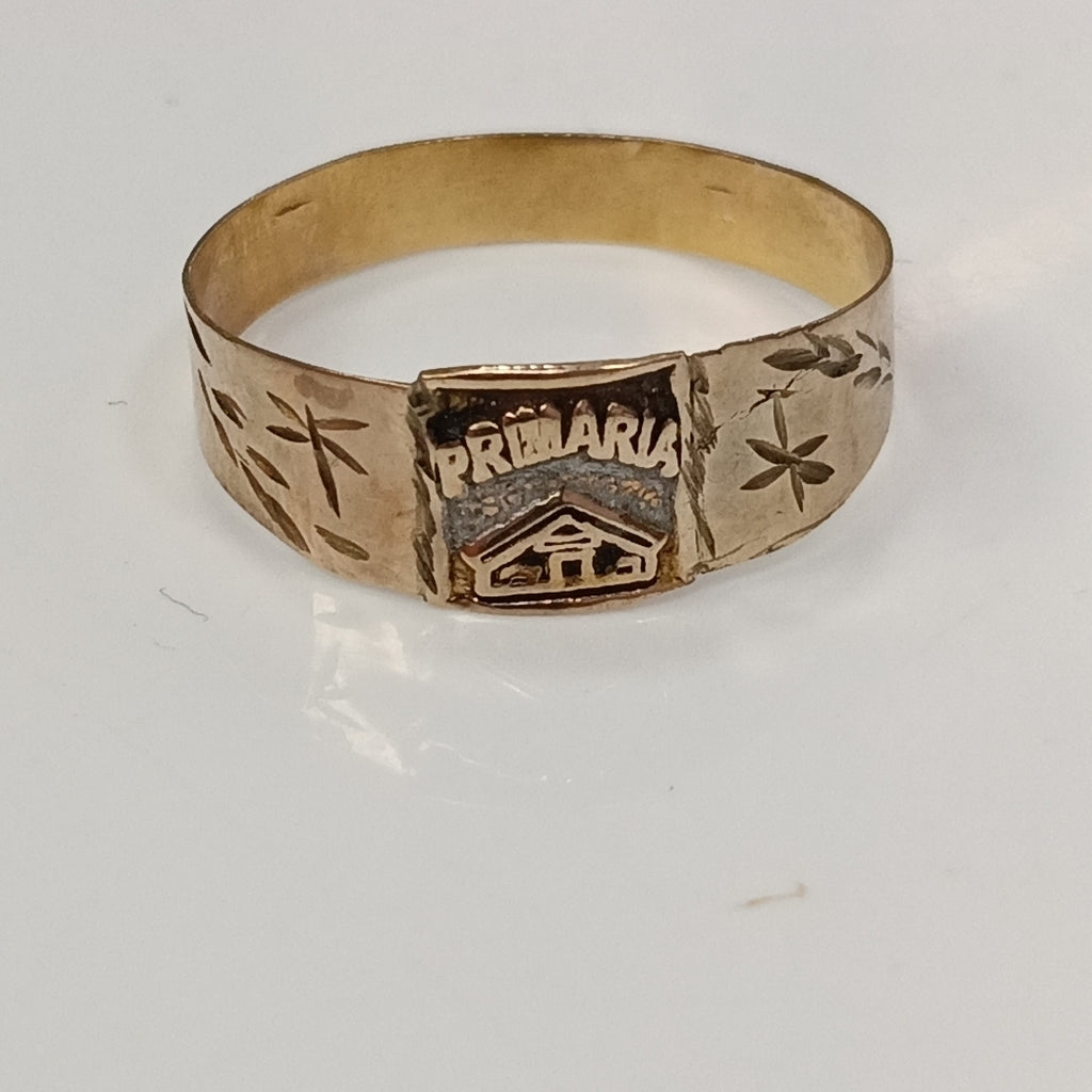ANILLO DE GRADUACIÓN ORO 8 K 1,00 GRMS (SEMINUEVO)