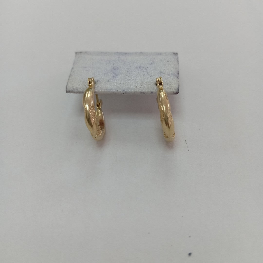 ARRACADAS PAR ORO 14 K 1,20 GRMS (SEMINUEVO)