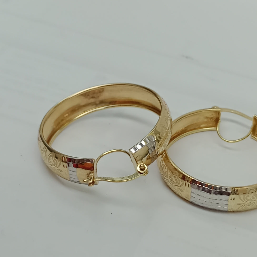 ARRACADAS PAR ORO 14 K 6.2 GRMS (SEMINUEVO)