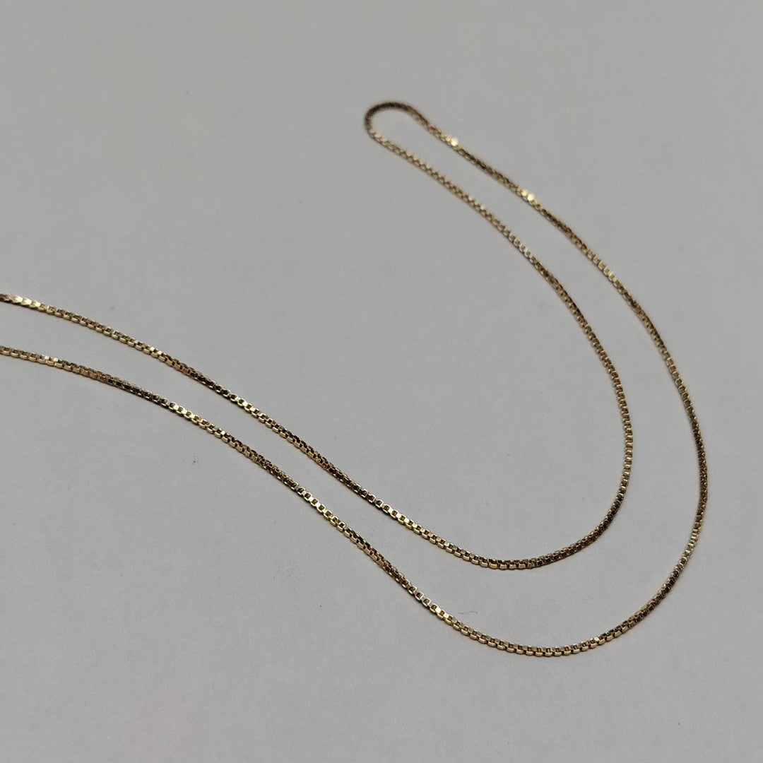 CADENA VENECIANO 14K 55 CM 1.7 GR (NUEVO)