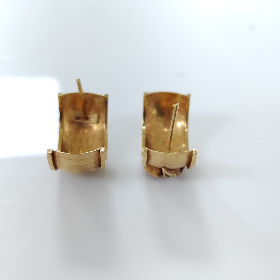 ARETES PAR ORO 14 K 5.2 GRMS (SEMINUEVO)