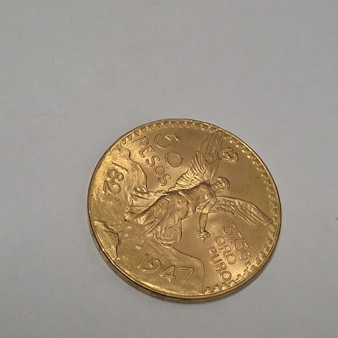 K1 41.6 GRMS 21 K IDENTIFICACIÓN MONEDA NOMINATIVA MONEDAS PESOS 50 PESOS (SEMINUEVO)