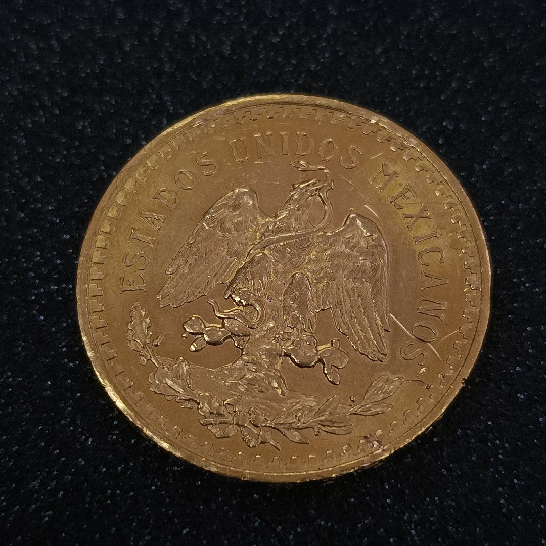 K1 41.6 GRMS 21 K IDENTIFICACIÓN MONEDA NOMINATIVA MONEDAS PESOS 50 PESOS (SEMINUEVO)
