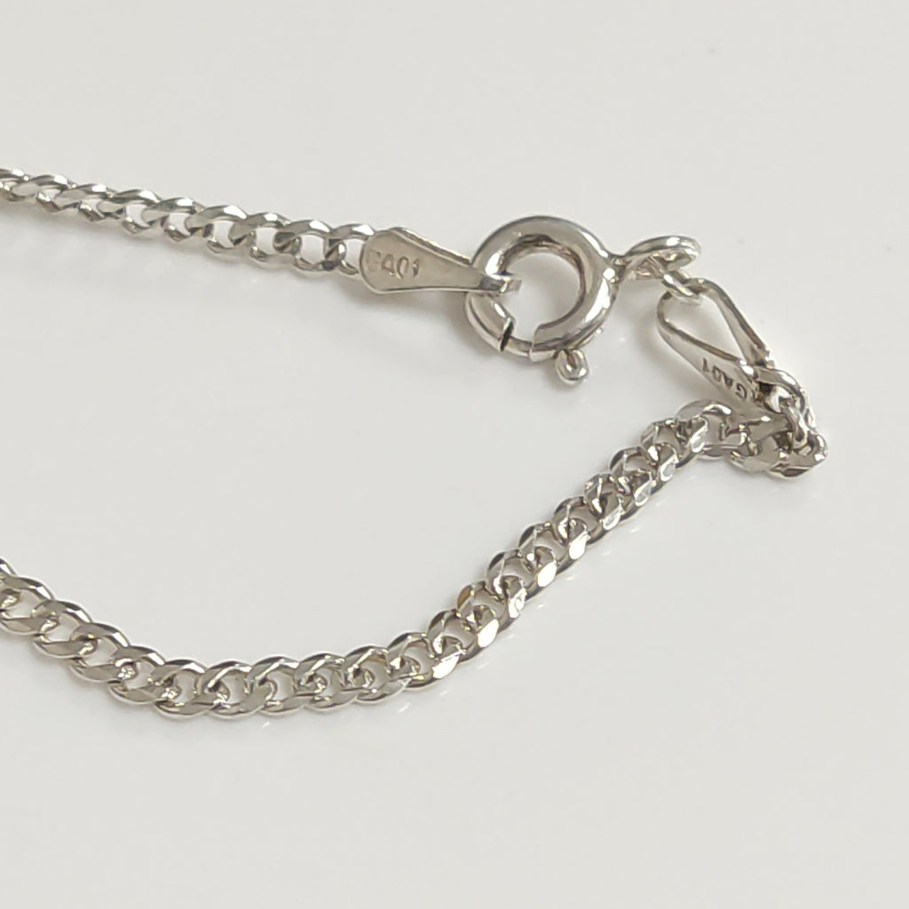 CADENA TEJIDO BARBADO PLATA .925 55 CM 5.3 GR (NUEVO)