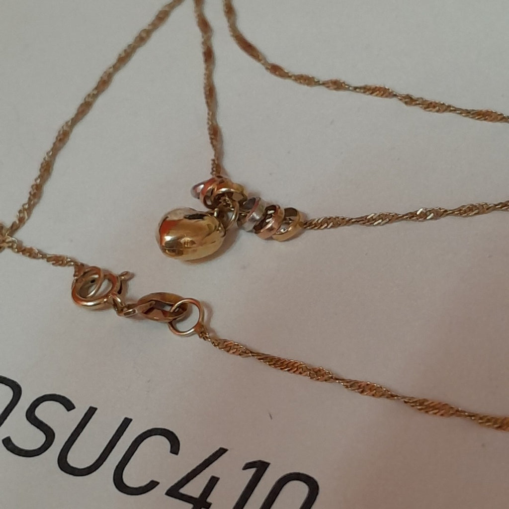 CADENA ORO COMBINADO 10 K 1,50 GRMS (SEMINUEVO)
