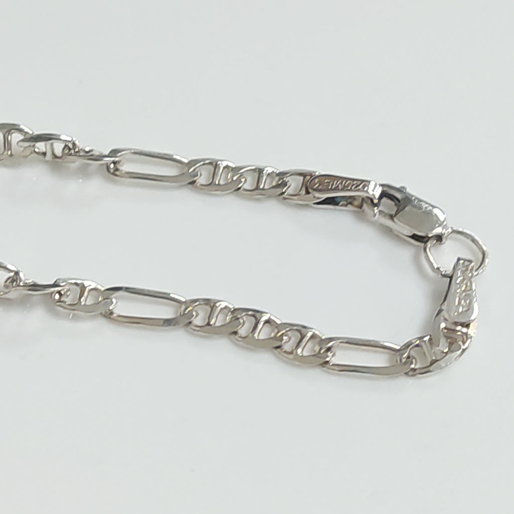 CADENA TEJIDO MARINERO PLATA .925 55 CM 7.9 GR (NUEVO)