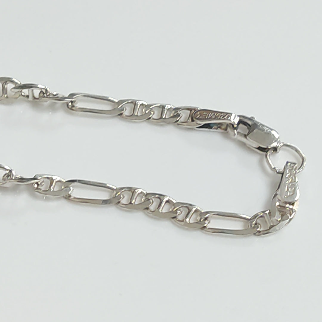 CADENA TEJIDO MARINERO PLATA .925 55 CM 7.9 GR (NUEVO)