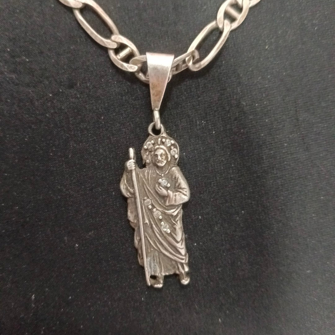 CADENA,DIJE PLATA 28,30 GRMS (SEMINUEVO)
