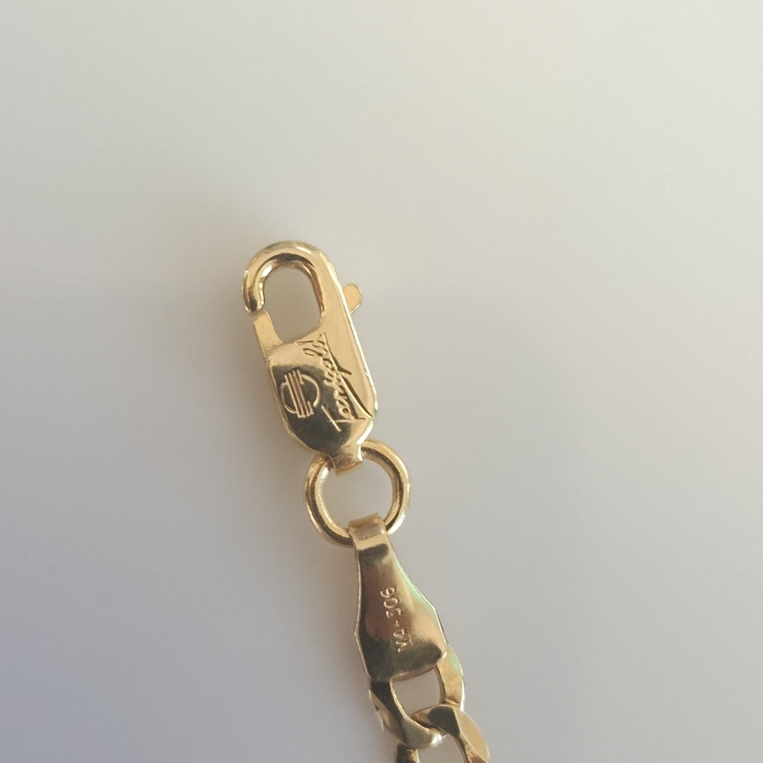 PULSERAS DAMA BARBADA AMARILLA ORO 14K 2.4 (NUEVO)