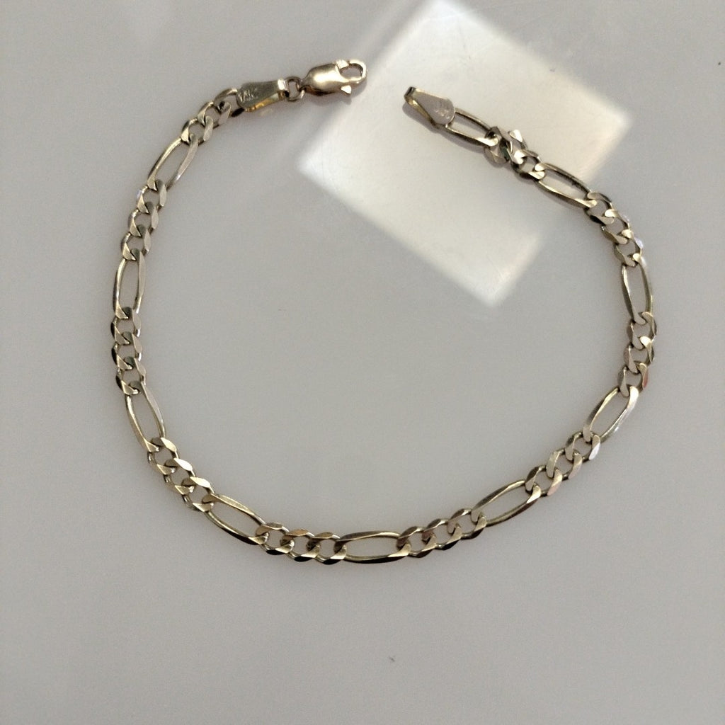 PULSERA TEJIDO 3X1 4.9G 21 CM 14K (NUEVO)