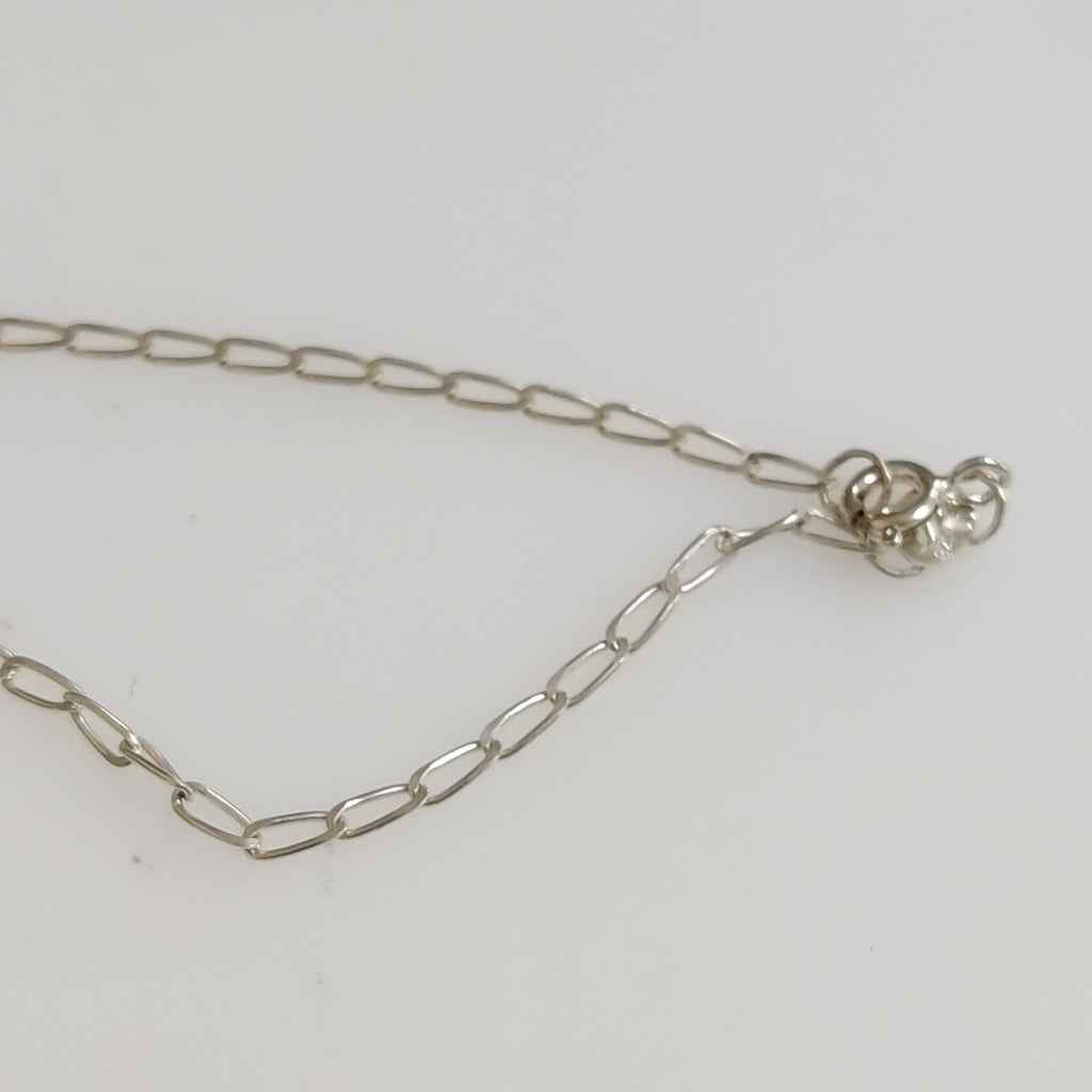 CADENA TEJIDO ESLABONES PLATA .925 55 CM 2.9 GR (NUEVO)