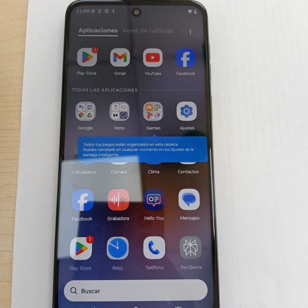 CELULAR MOTOROLA MOTO G55 5G XT2435-1(2024) 256 GB 8 GB RAM (SEMINUEVO)
