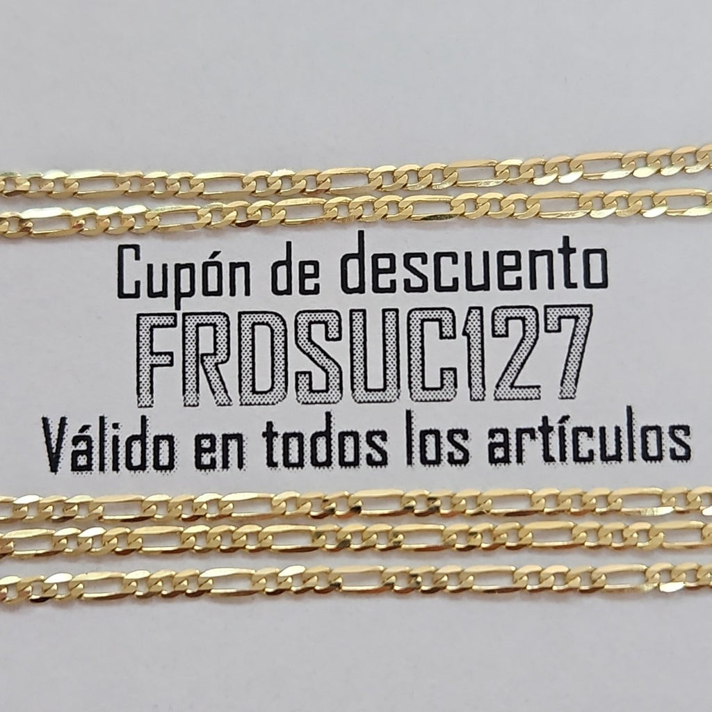 CADENAS CARTIER 3 1 AMARILLA ORO 14K 2.1 (NUEVO)