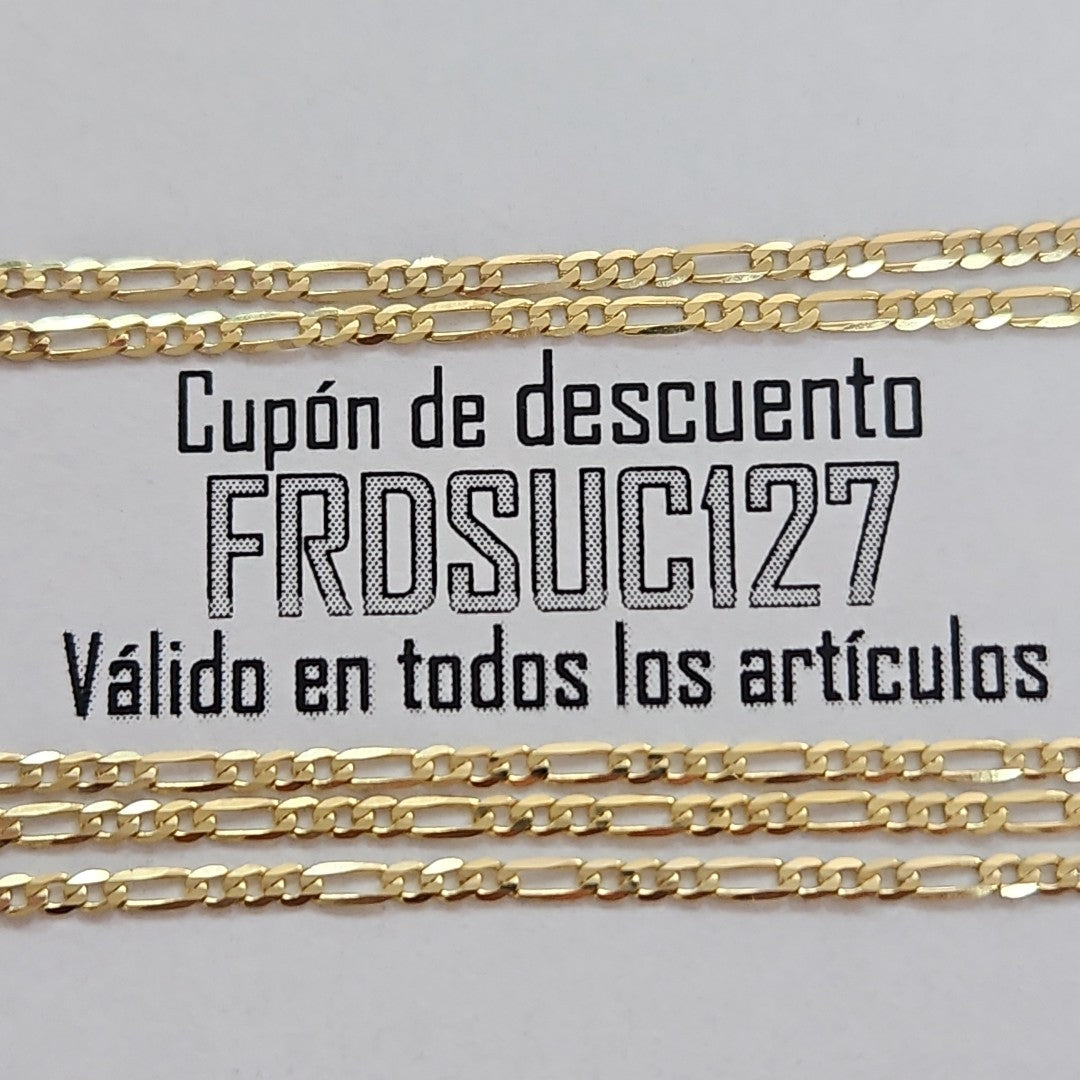 CADENAS CARTIER 3 1 AMARILLA ORO 14K 2.1 (NUEVO)