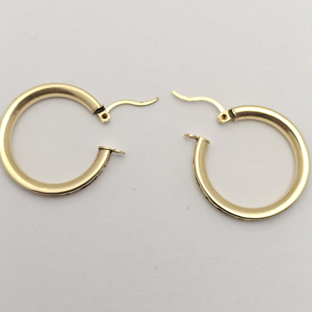 ARRACADAS PAR ORO 14 K 5.2 GRMS (SEMINUEVO)