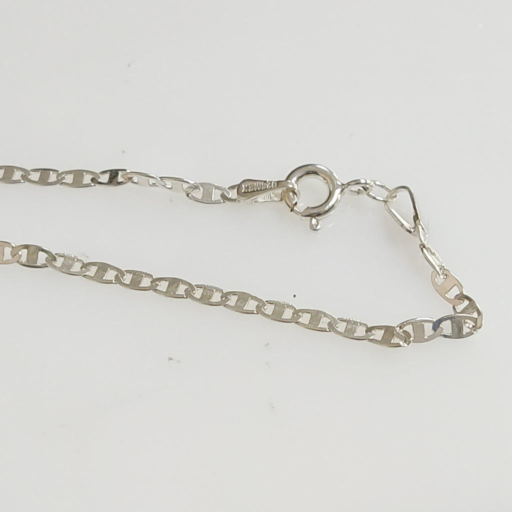 CADENA TEJIDO ESPEJO PLATA .925 60 CM 4.3 GR (NUEVO)