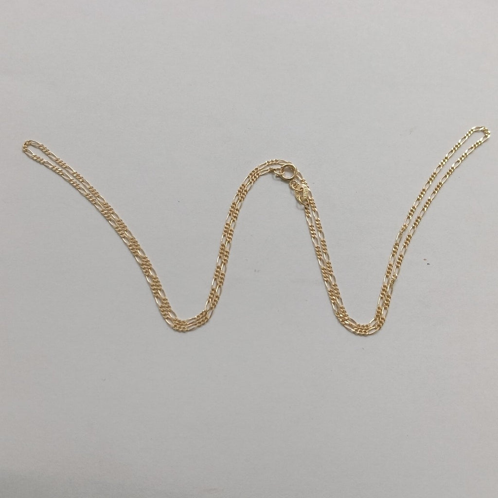 CADENAS TEJIDO 3X1 ORO 14K 55 CM 2.7 GR (NUEVO)