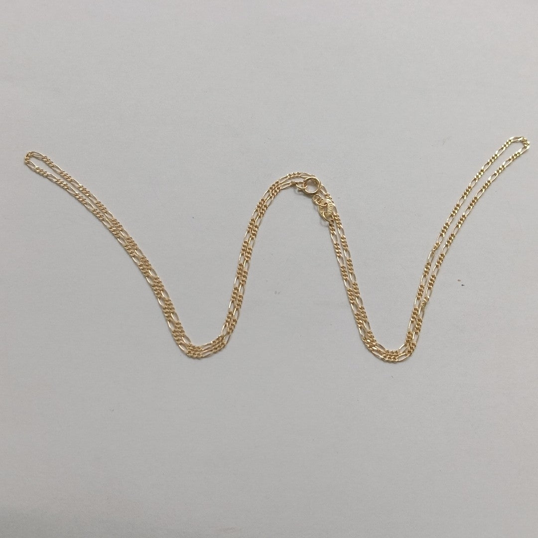 CADENAS TEJIDO 3X1 ORO 14K 55 CM 2.7 GR (NUEVO)