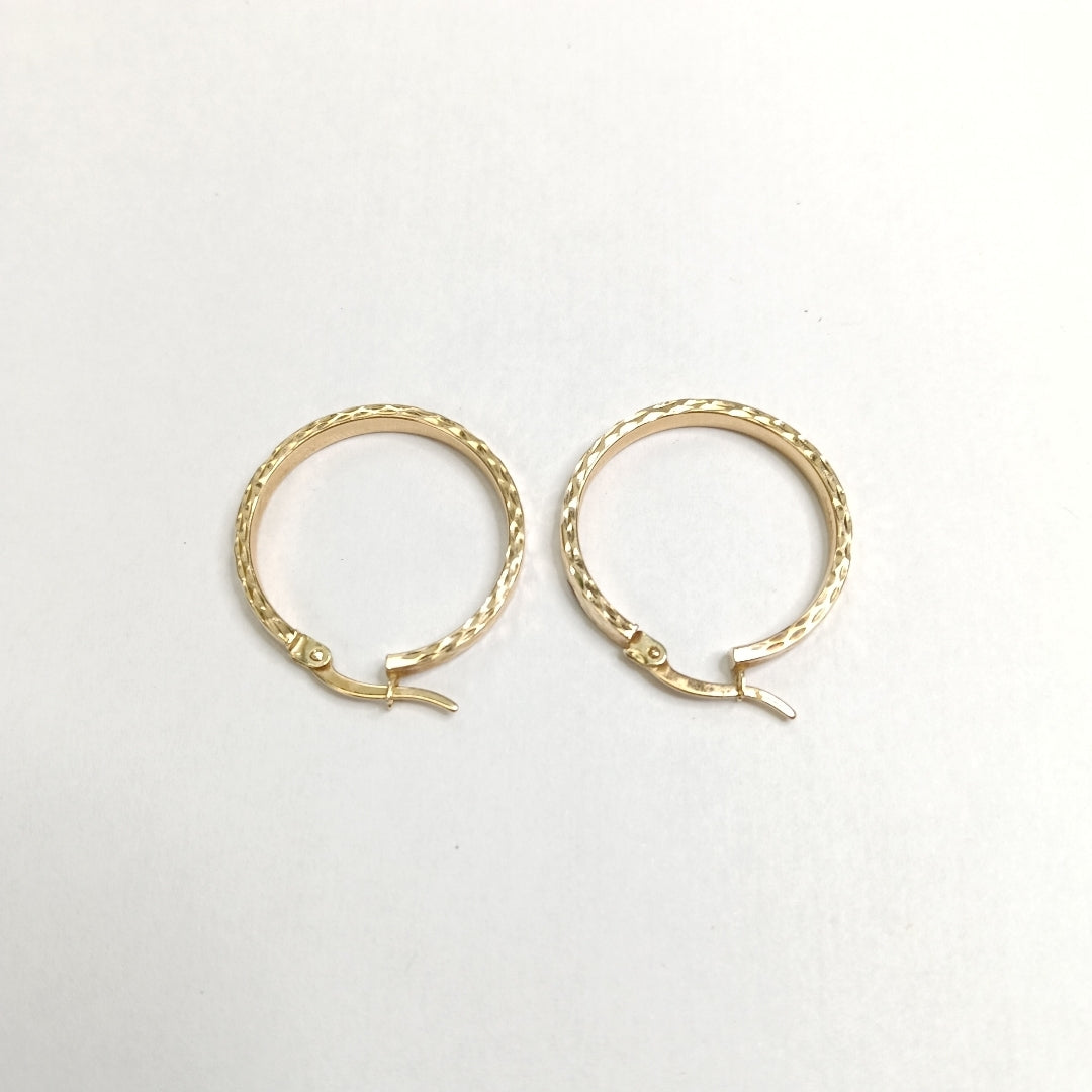 ARRACADAS PAR ORO 14 K 1.7 GRMS (SEMINUEVO)