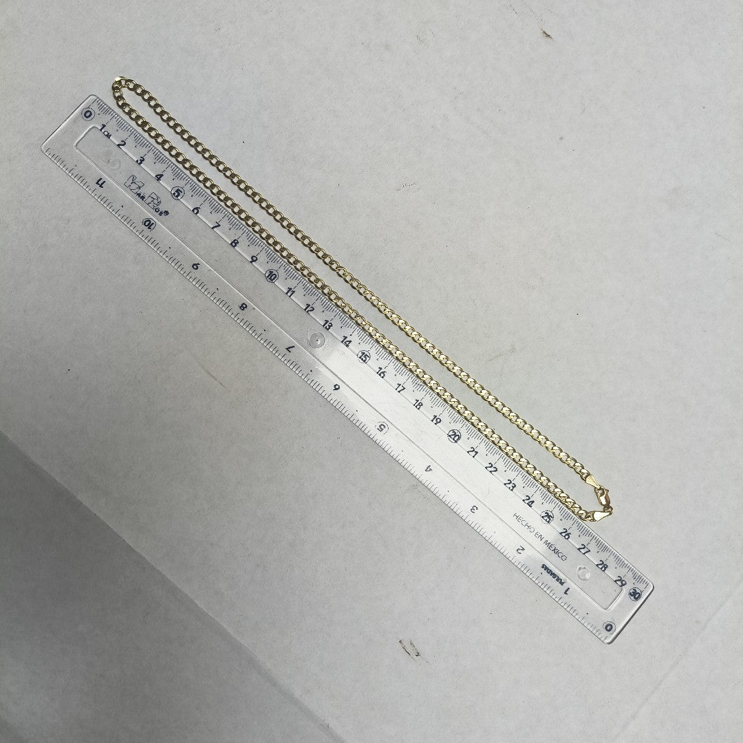 CADENA BARBADA 14K 55 CM 12.5 GR (NUEVO)