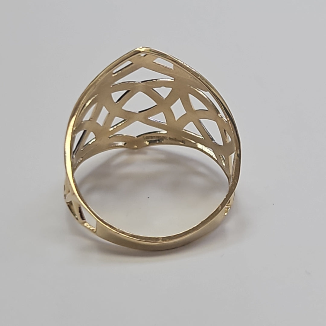 ANILLOS CON ESTRELLA CELTA 14K TALLA 6.5 2.1 GR (NUEVO)