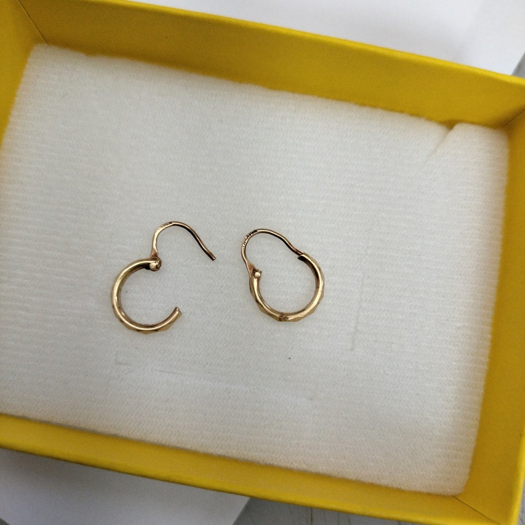 ARRACADAS PAR ORO 14 K 2.9 GRMS (SEMINUEVO)