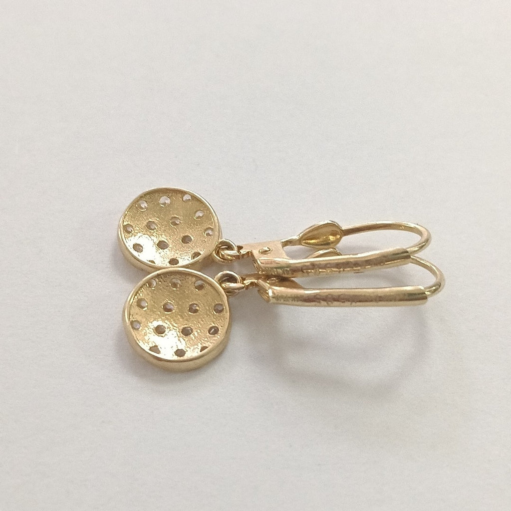 BROQUELES ORO 14K 2.4 (NUEVO)