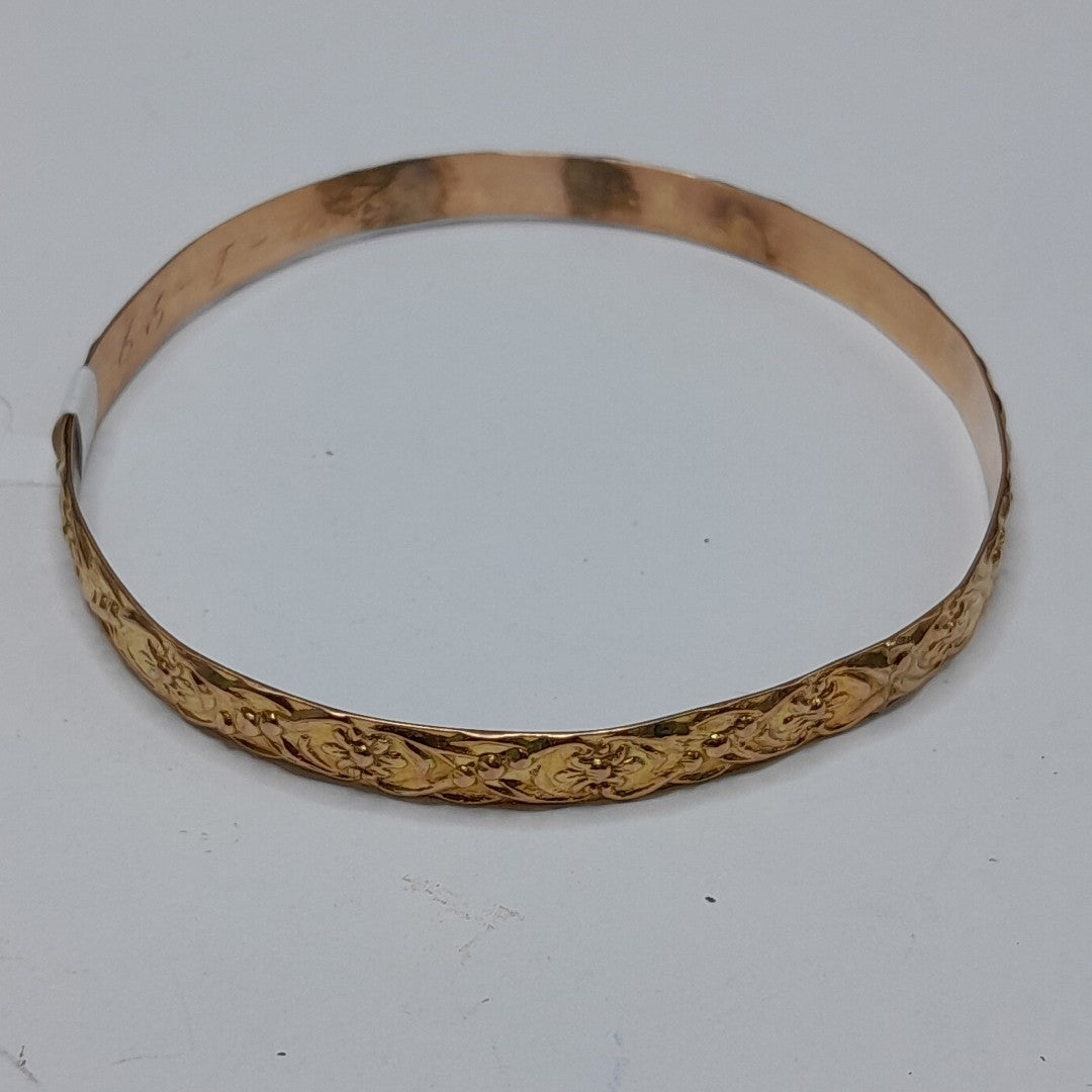 PULSERA RIGIDA ORO 10 K 10 GRMS (SEMINUEVO)