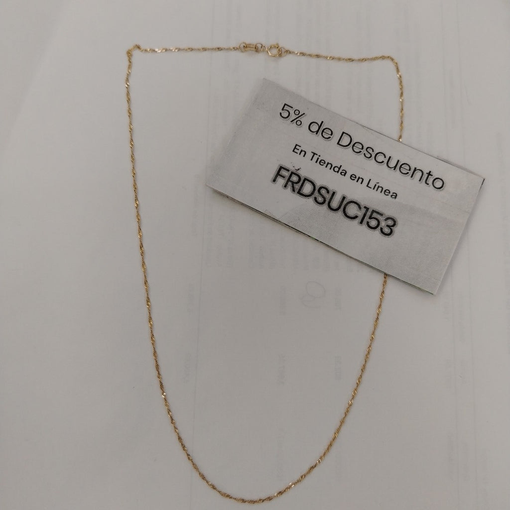 CADENA ORO 10 K 1 GRMS (SEMINUEVO)