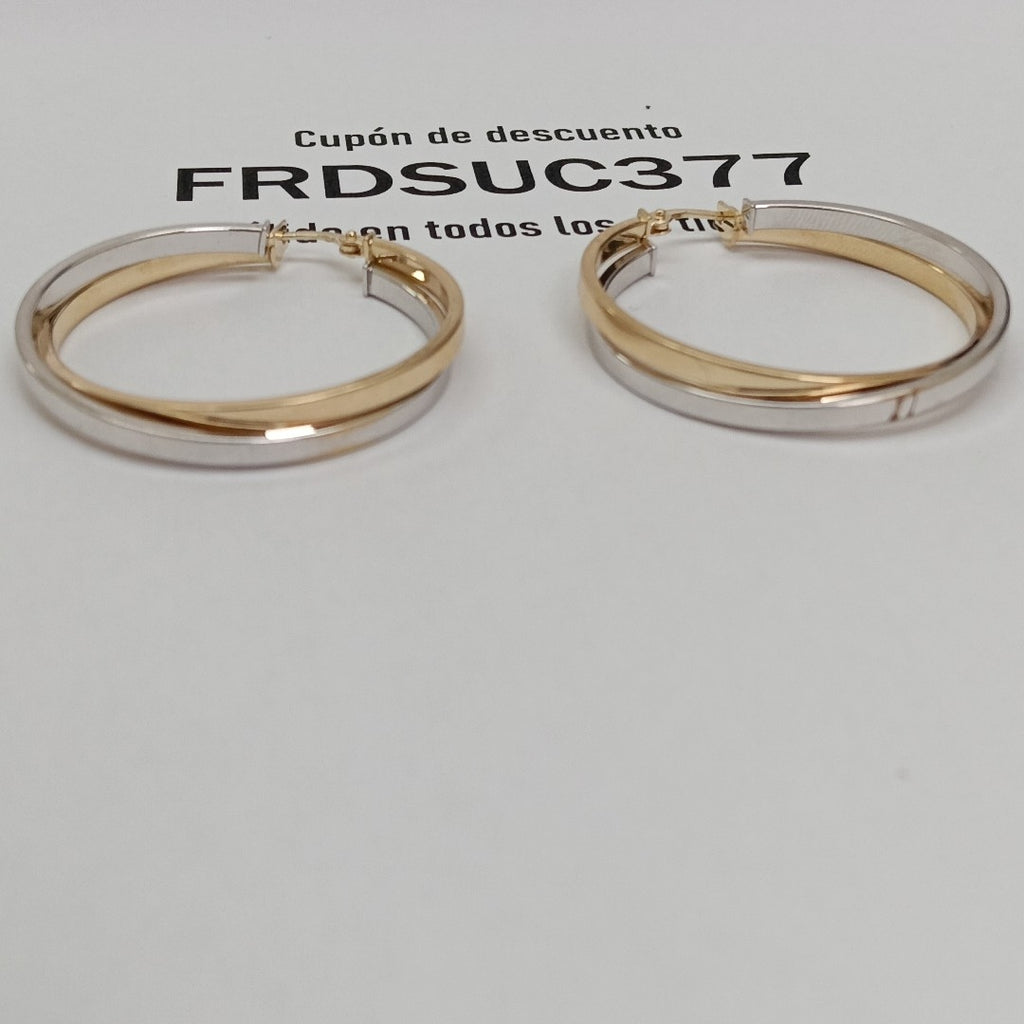 ARETES PAR ORO 14 K 3.3 GRMS (SEMINUEVO)