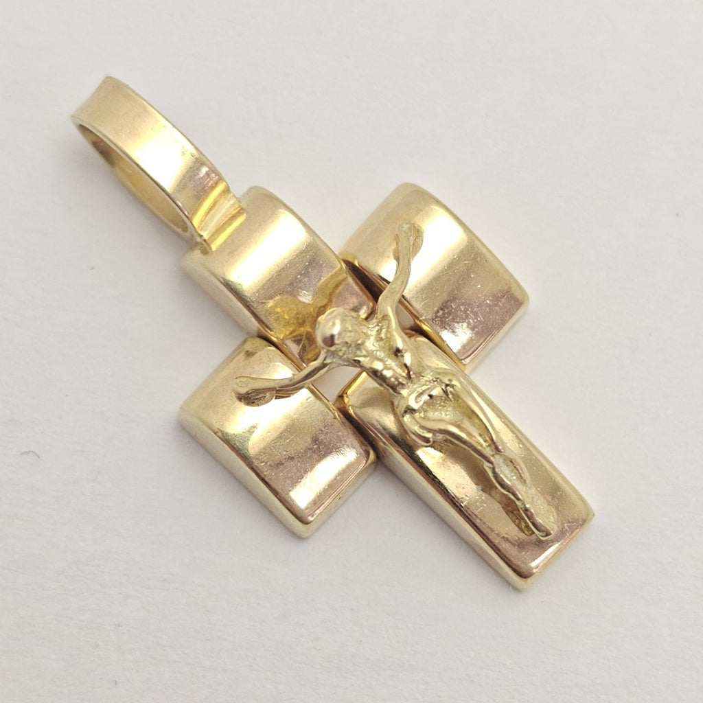 CRUCIFIJO ORO 14 K 3,80 GRMS (SEMINUEVO)