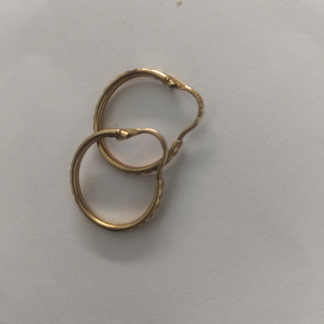 ARRACADAS PAR ORO 10 K 1.1 GRMS (SEMINUEVO)