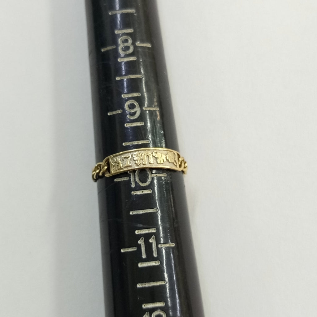 ANILLITO ORO 14 K 1.3 GRMS (SEMINUEVO)