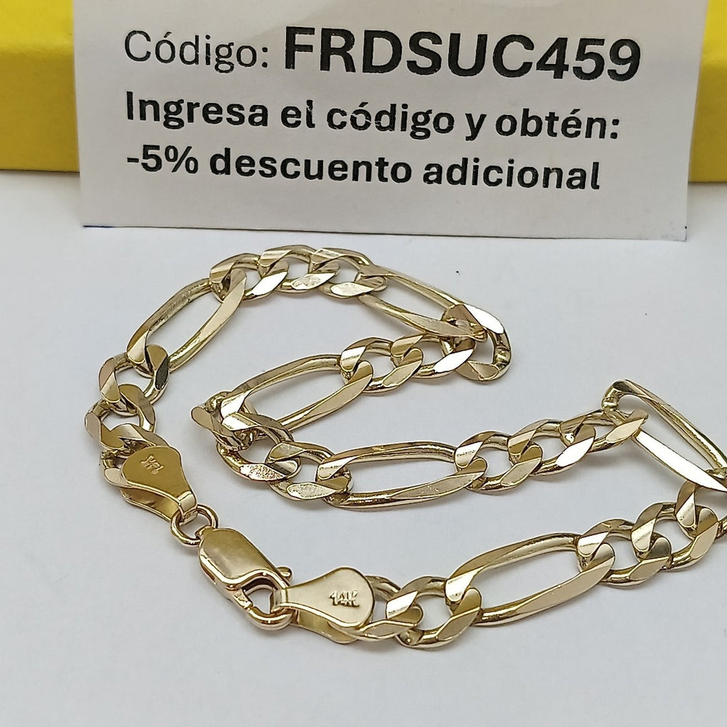 PULSERA 3X1 14K 18 CM 9.5 GR (NUEVO)
