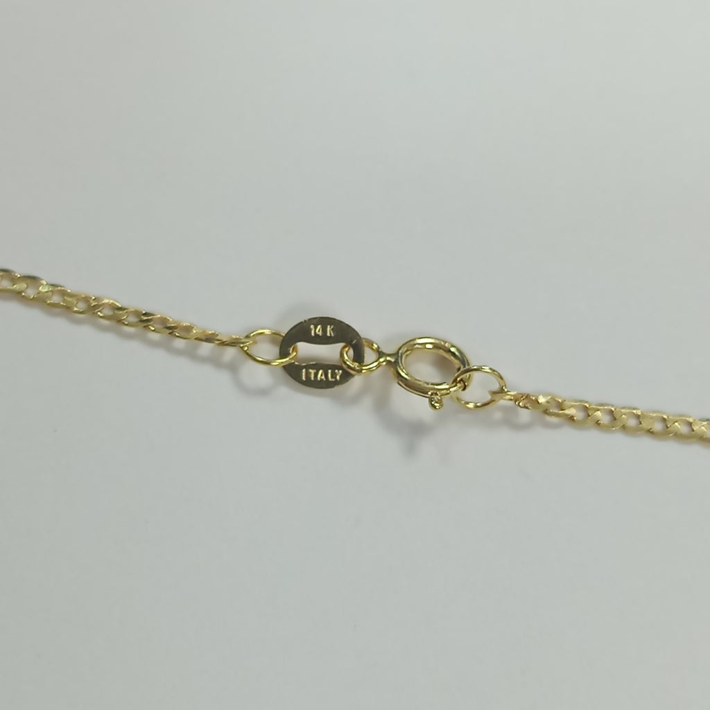 CADENAS BARBADA AMARILLA ORO 14K 2.2 (NUEVO)