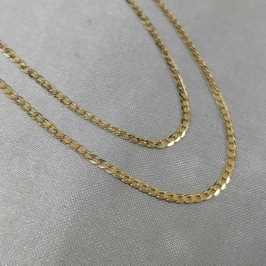CADENAS BARBADA AMARILLA ORO 14K 2.2 (NUEVO)
