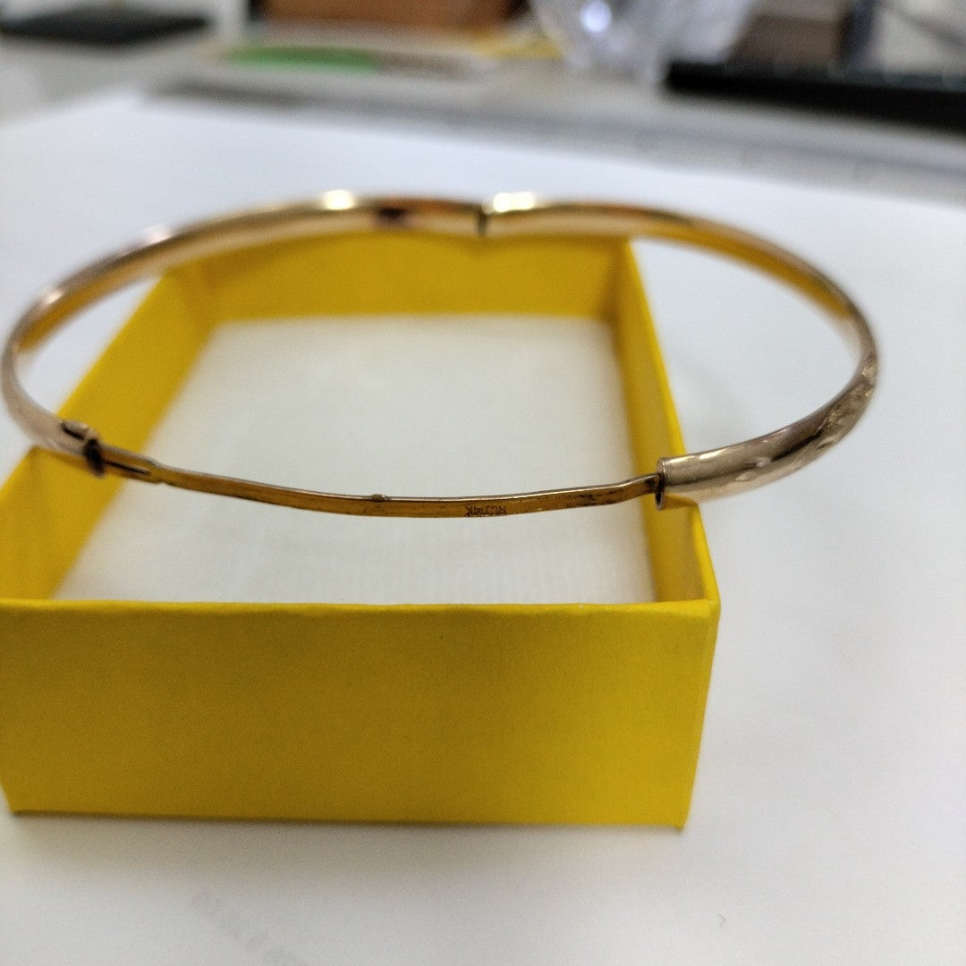 PULSERA RIGIDA ORO 14 K 6,70 GRMS (SEMINUEVO)