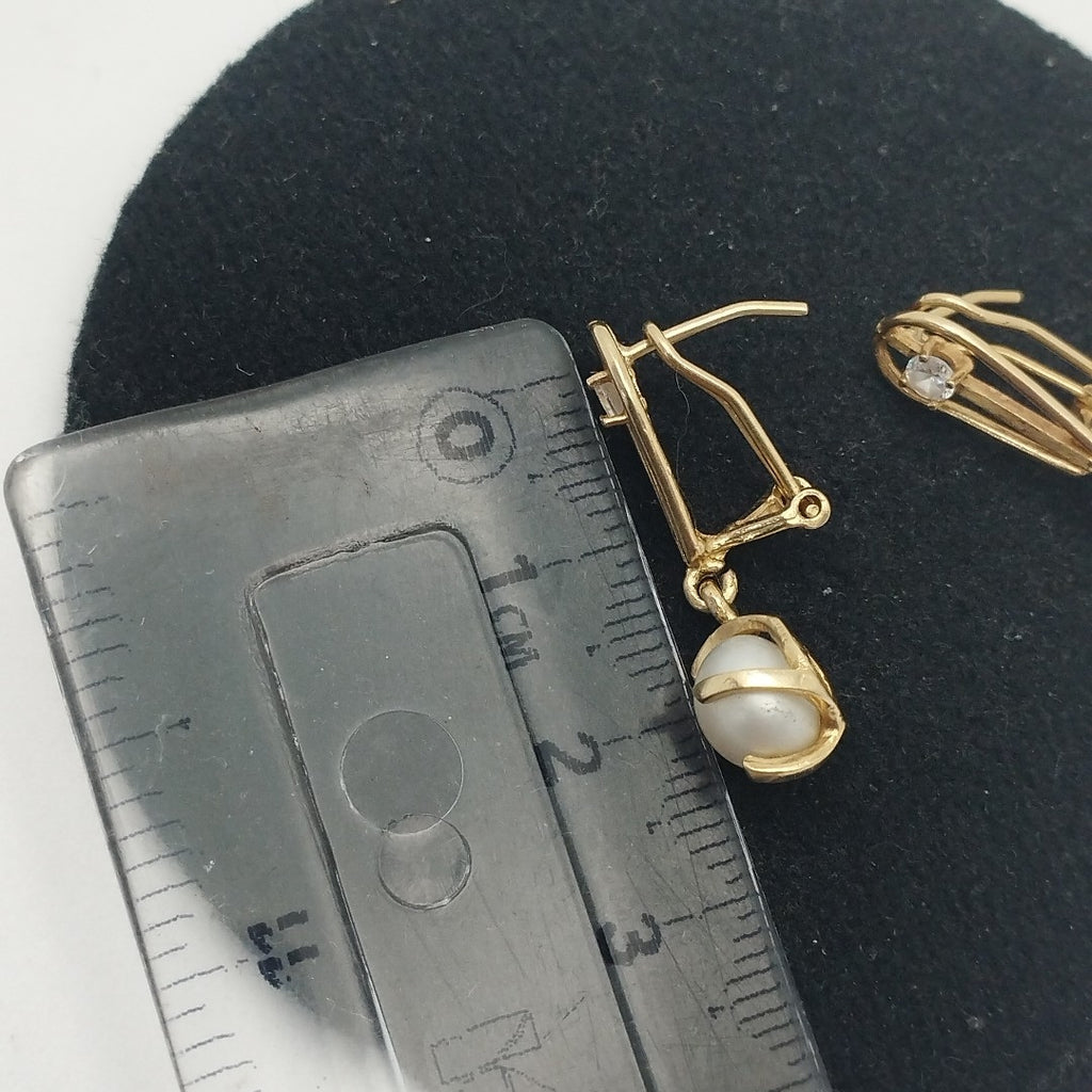 ARETES PAR ORO 14 K 4.4 GRMS (SEMINUEVO)