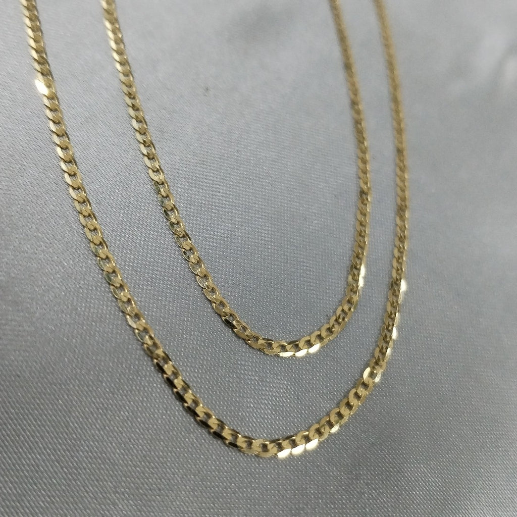 CADENAS BARBADA AMARILLA ORO 14K 2.2 (NUEVO)