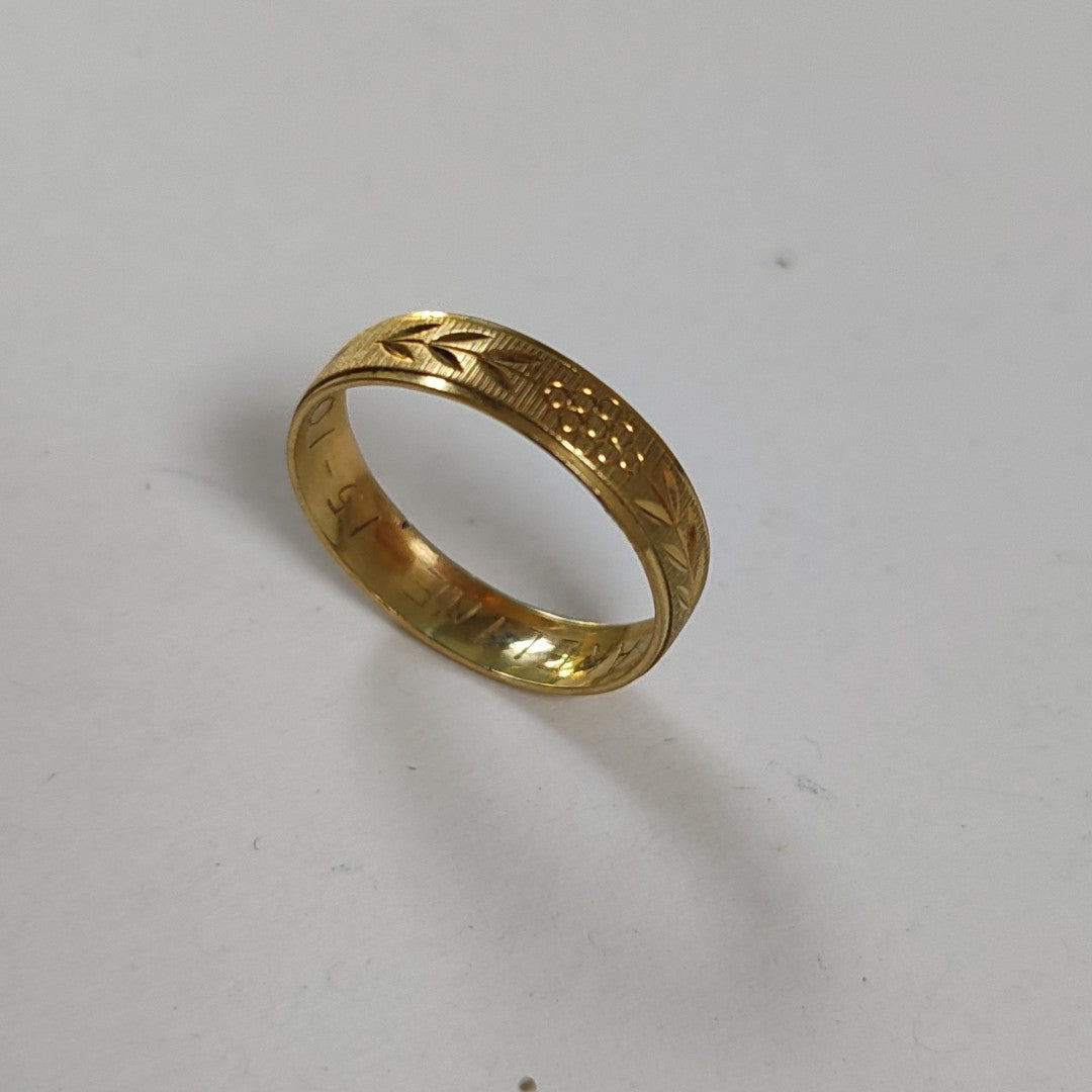 ARGOLLA ORO 10 K 1.7 GRMS (SEMINUEVO)