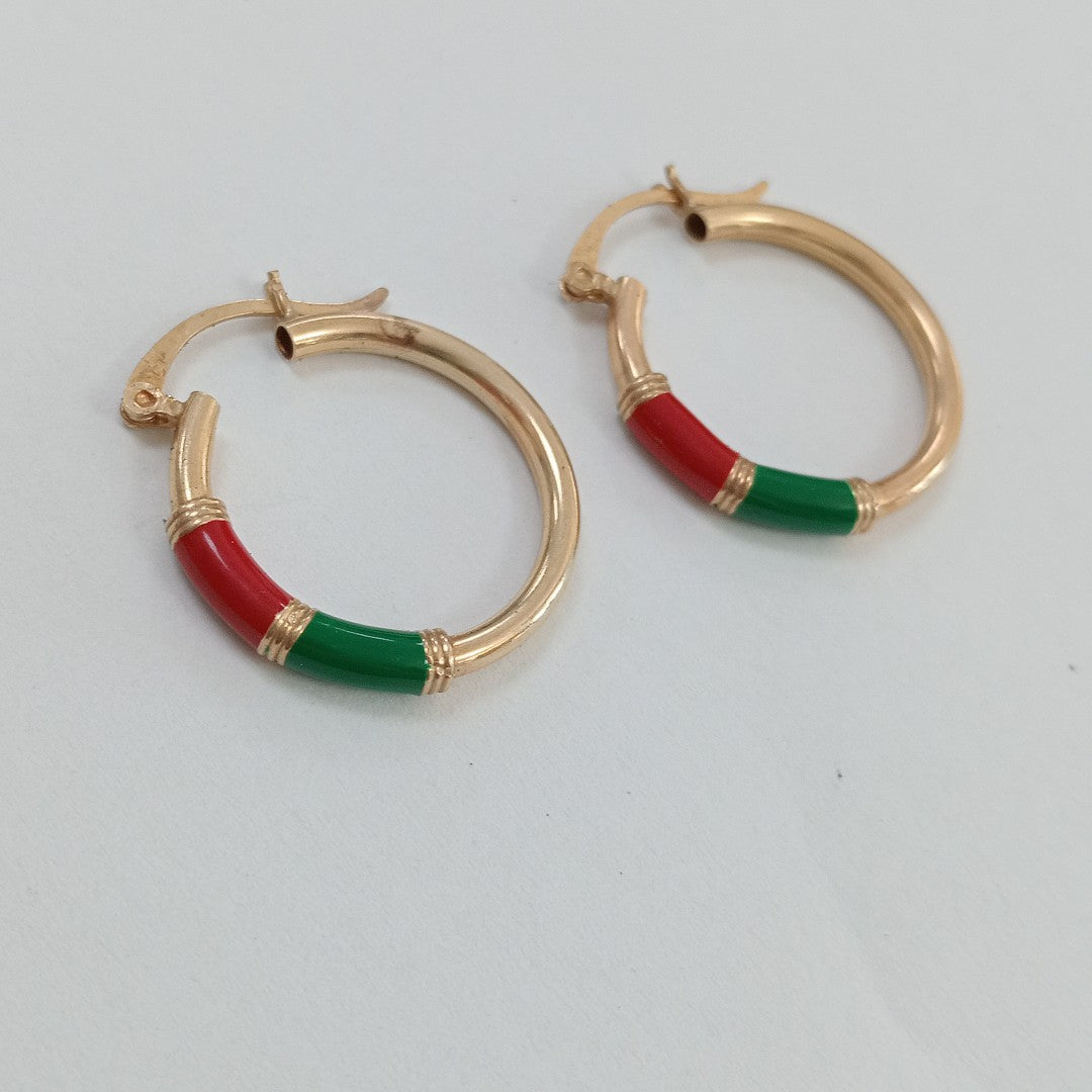 ARRACADAS PAR ORO 10 K 2.8 GRMS (SEMINUEVO)