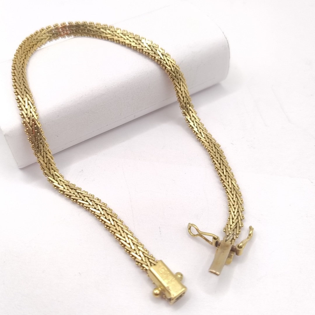 PULSERA ORO 18 K 9.4 GRMS (SEMINUEVO)
