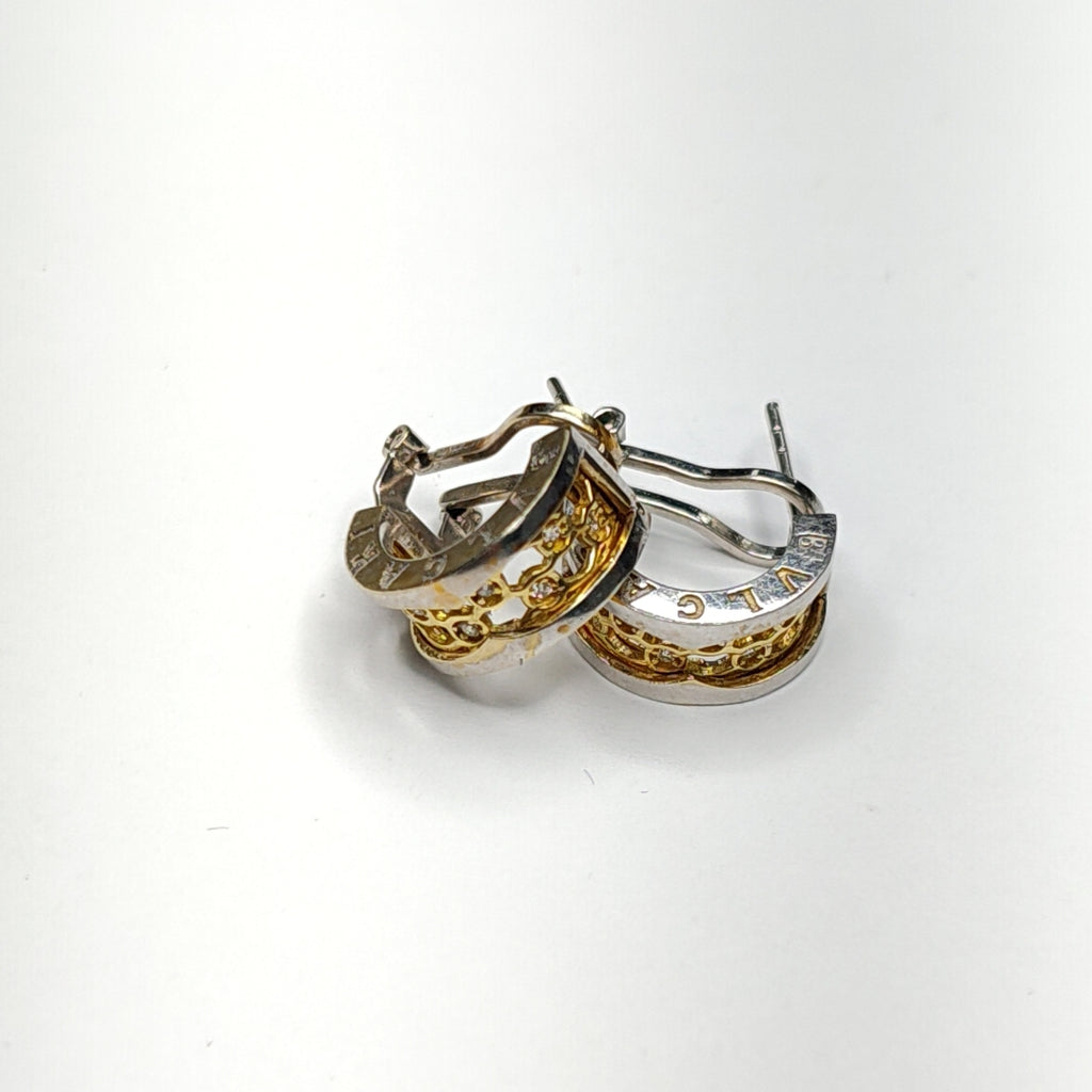 ARETES PAR ORO COMBINADO 14 K 5,60 GRMS (SEMINUEVO)