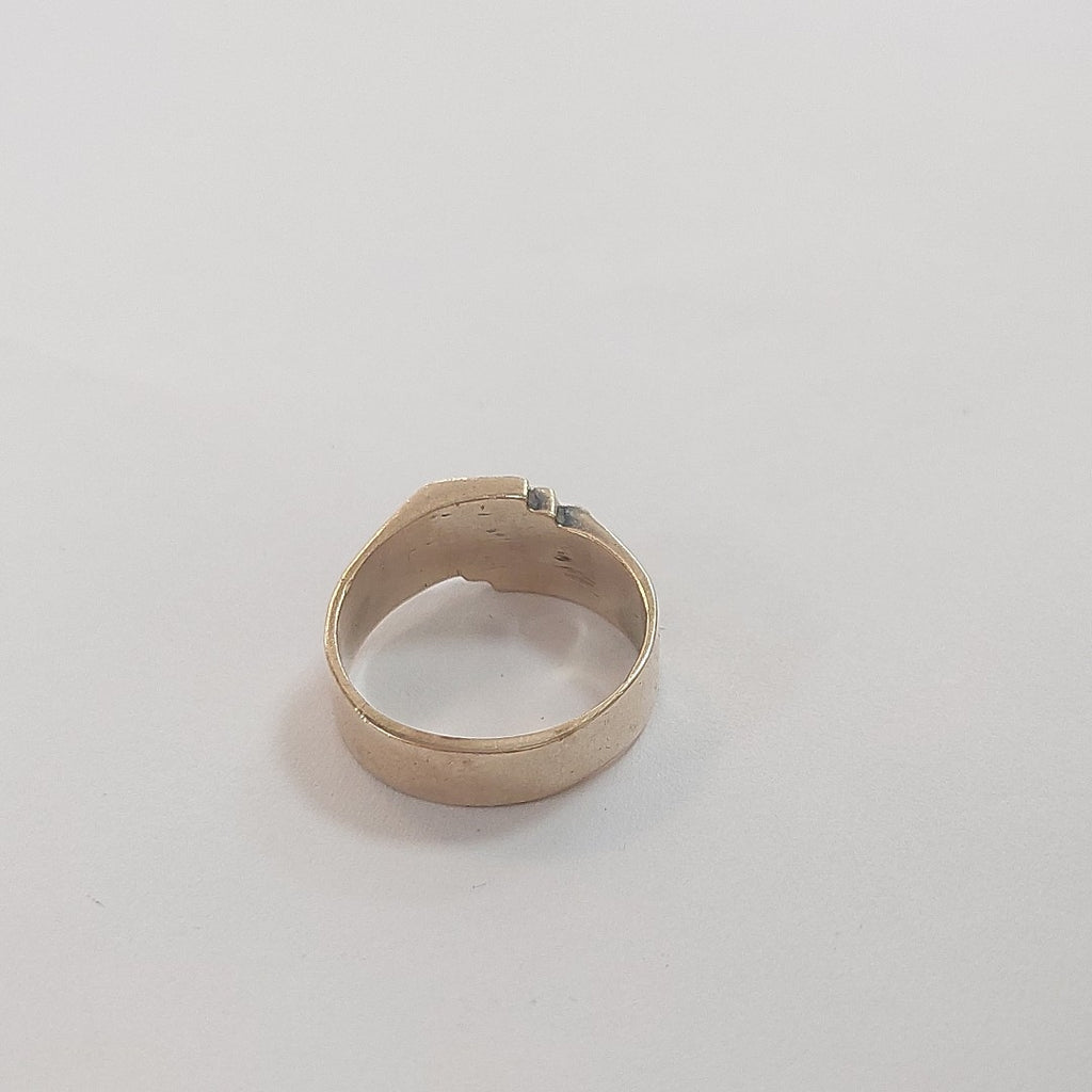 ANILLO CONMEMORATIVO ORO 8 K 6.1 GRMS (SEMINUEVO)