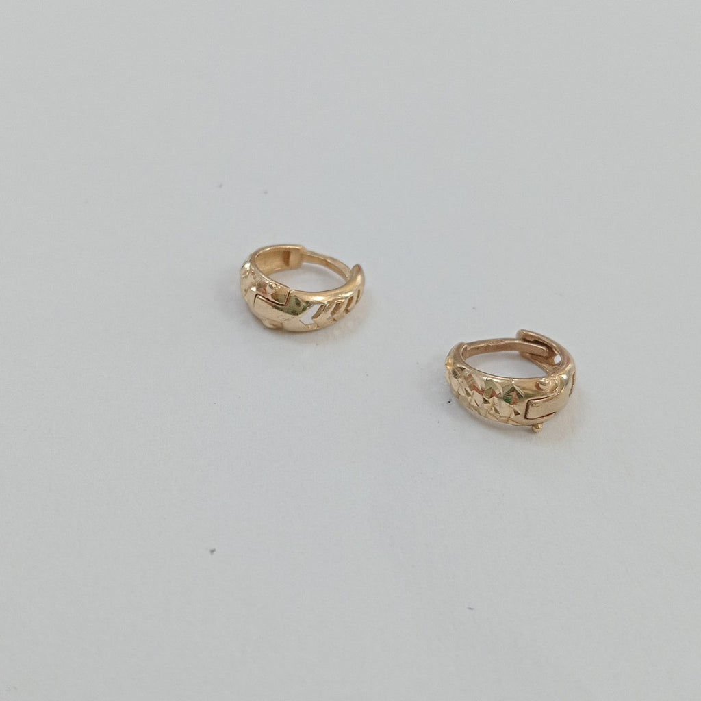 ARRACADAS PAR ORO 14 K 1.7 GRMS (SEMINUEVO)